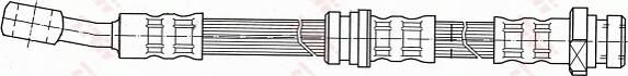 TRW PHD704 - Гальмівний шланг autozip.com.ua