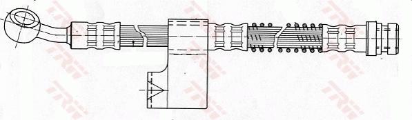 TRW PHD7064 - Гальмівний шланг autozip.com.ua