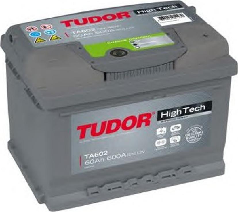 Tudor TA602 - Стартерна акумуляторна батарея, АКБ autozip.com.ua