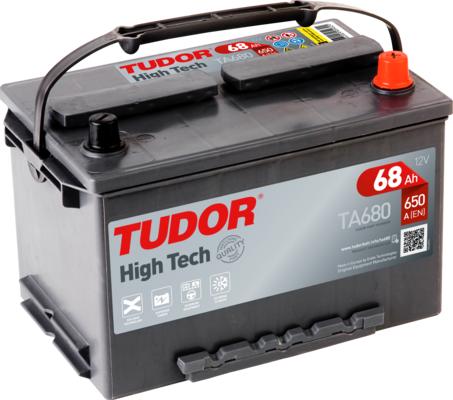 Tudor TA680 - Стартерна акумуляторна батарея, АКБ autozip.com.ua