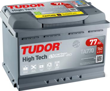 Tudor TA770 - Стартерна акумуляторна батарея, АКБ autozip.com.ua