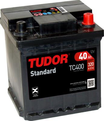 Tudor TC400 - Стартерна акумуляторна батарея, АКБ autozip.com.ua