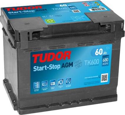 Tudor TK600 - Стартерна акумуляторна батарея, АКБ autozip.com.ua