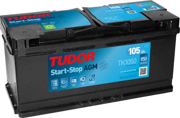 Tudor TK1050 - Стартерна акумуляторна батарея, АКБ autozip.com.ua