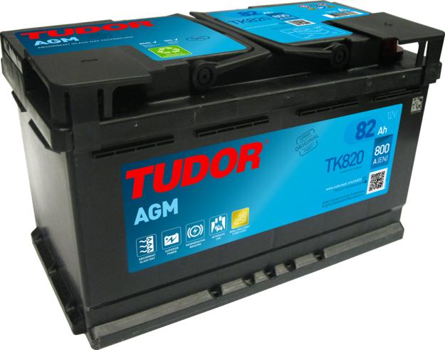 Tudor TK820 - Стартерна акумуляторна батарея, АКБ autozip.com.ua