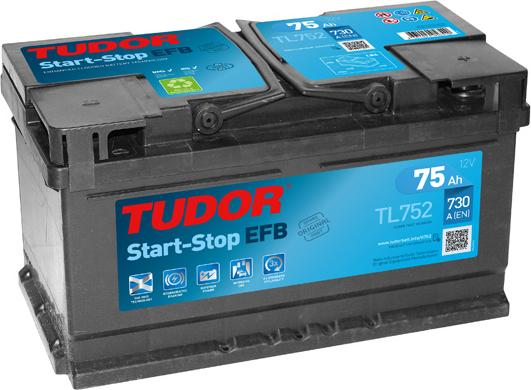 Tudor TL752 - Стартерна акумуляторна батарея, АКБ autozip.com.ua
