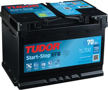 Tudor TL700 - Стартерна акумуляторна батарея, АКБ autozip.com.ua