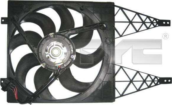TYC 837-1009 - Вентилятор, охолодження двигуна autozip.com.ua