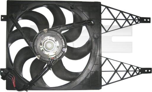 TYC 837-1004 - Вентилятор, охолодження двигуна autozip.com.ua