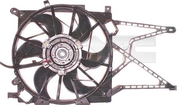 TYC 825-1017 - Вентилятор, охолодження двигуна autozip.com.ua