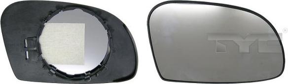TYC 305-0029-1 - Дзеркальне скло, зовнішнє дзеркало autozip.com.ua