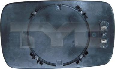 TYC 303-0001-1 - Дзеркальне скло, зовнішнє дзеркало autozip.com.ua