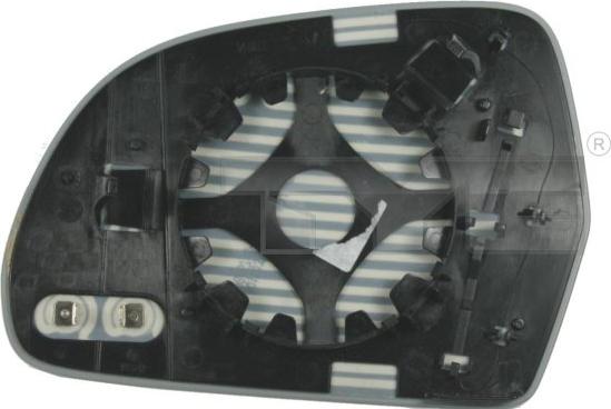 TYC 332-0040-1 - Дзеркальне скло, зовнішнє дзеркало autozip.com.ua