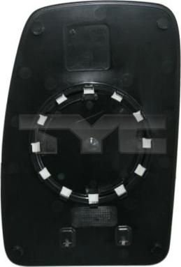 TYC 325-0074-1 - Дзеркальне скло, зовнішнє дзеркало autozip.com.ua
