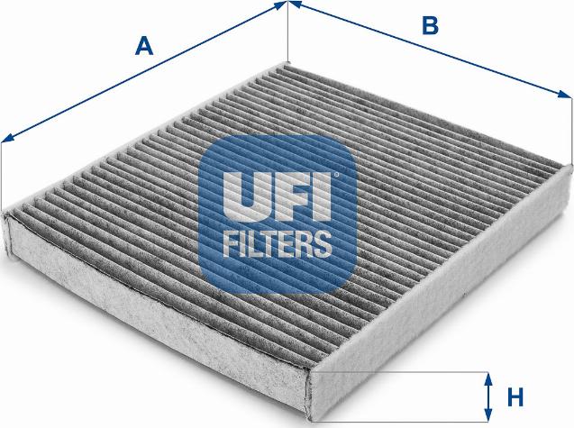 UFI 54.199.00 - Фільтр, повітря у внутрішній простір autozip.com.ua