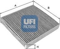 UFI 54.195.00 - Фільтр, повітря у внутрішній простір autozip.com.ua
