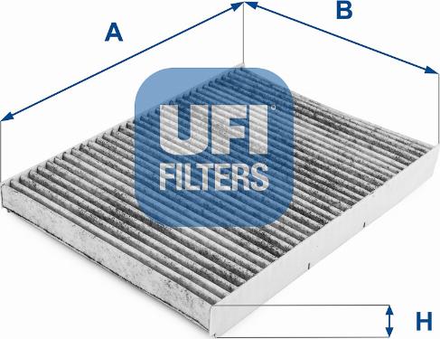 UFI 54.109.00 - Фільтр, повітря у внутрішній простір autozip.com.ua