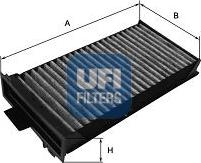UFI 54.125.00 - Фільтр, повітря у внутрішній простір autozip.com.ua