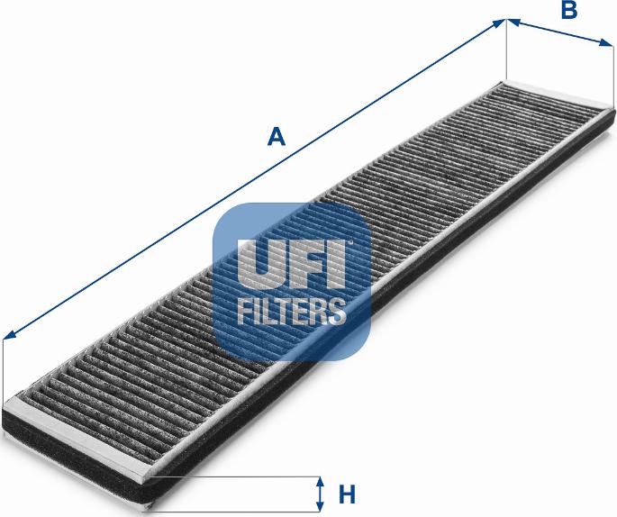 UFI 54.121.00 - Фільтр, повітря у внутрішній простір autozip.com.ua