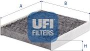 UFI 54.388.00 - Фільтр, повітря у внутрішній простір autozip.com.ua