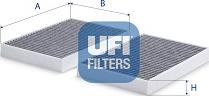 UFI 54.370.00 - Фільтр, повітря у внутрішній простір autozip.com.ua