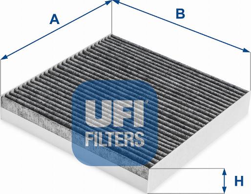 UFI 54.290.00 - Фільтр, повітря у внутрішній простір autozip.com.ua