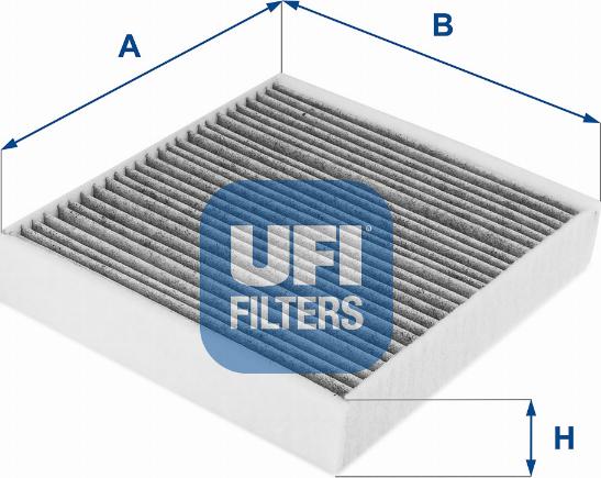 UFI 54.244.00 - Фільтр, повітря у внутрішній простір autozip.com.ua