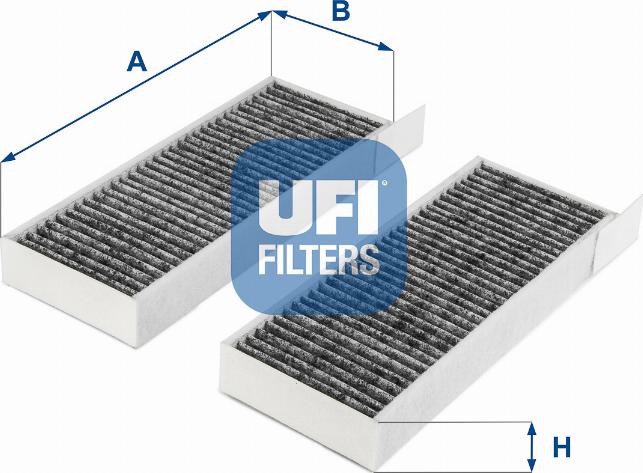 UFI 54.254.00 - Фільтр, повітря у внутрішній простір autozip.com.ua