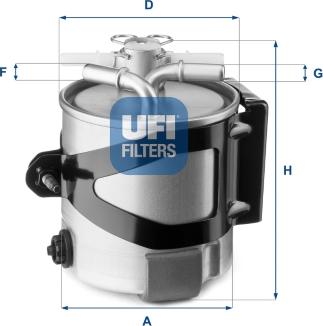 UFI 55.430.00 - Паливний фільтр autozip.com.ua
