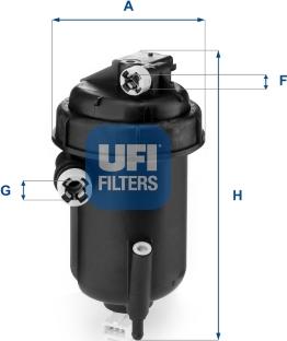 UFI 55.143.00 - Паливний фільтр autozip.com.ua