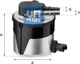 UFI 55.170.00 - Паливний фільтр autozip.com.ua