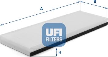 UFI 53.444.00 - Фільтр, повітря у внутрішній простір autozip.com.ua