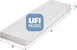UFI 53.458.00 - Фільтр, повітря у внутрішній простір autozip.com.ua