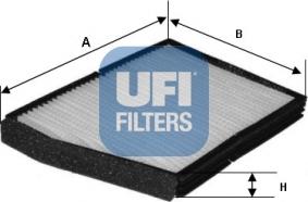 UFI 53.134.00 - Фільтр, повітря у внутрішній простір autozip.com.ua