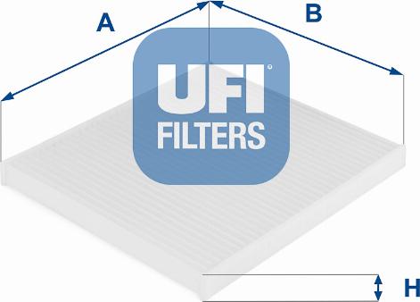UFI 53.088.00 - Фільтр, повітря у внутрішній простір autozip.com.ua