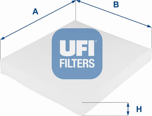 UFI 53.031.00 - Фільтр, повітря у внутрішній простір autozip.com.ua