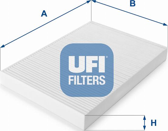 UFI 53.032.00 - Фільтр, повітря у внутрішній простір autozip.com.ua