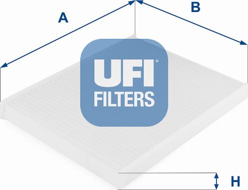 UFI 53.149.00 - Фільтр, повітря у внутрішній простір autozip.com.ua