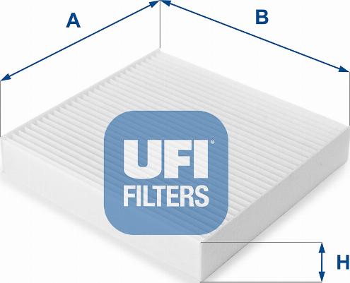UFI 53.109.00 - Фільтр, повітря у внутрішній простір autozip.com.ua