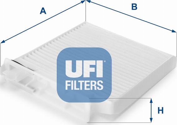 UFI 53.104.00 - Фільтр, повітря у внутрішній простір autozip.com.ua
