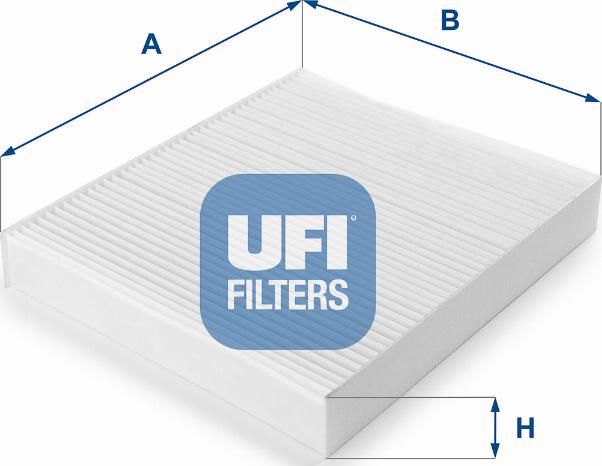 UFI 53.102.00 - Фільтр, повітря у внутрішній простір autozip.com.ua
