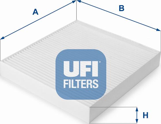 UFI 53.115.00 - Фільтр, повітря у внутрішній простір autozip.com.ua