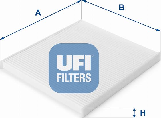 UFI 53.112.00 - Фільтр, повітря у внутрішній простір autozip.com.ua
