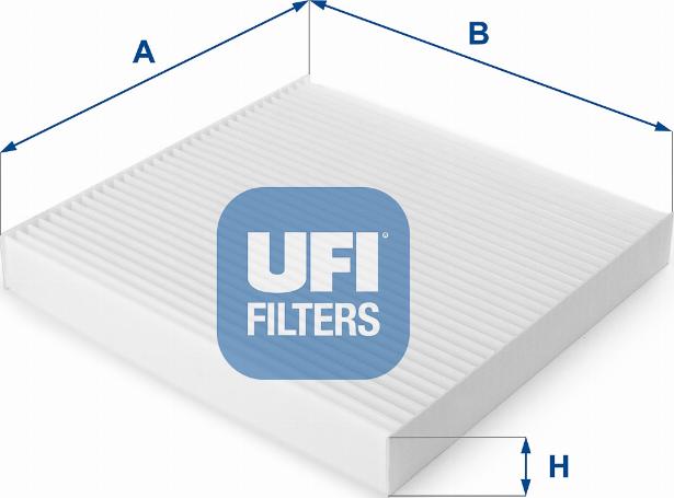 UFI 53.123.00 - Фільтр, повітря у внутрішній простір autozip.com.ua