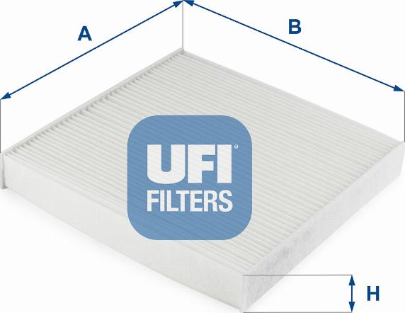 UFI 53.315.00 - Фільтр, повітря у внутрішній простір autozip.com.ua