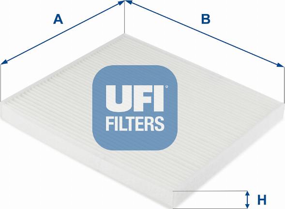 UFI 53.248.00 - Фільтр, повітря у внутрішній простір autozip.com.ua