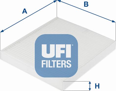 UFI 53.243.00 - Фільтр, повітря у внутрішній простір autozip.com.ua
