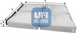 UFI 53.235.00 - Фільтр, повітря у внутрішній простір autozip.com.ua