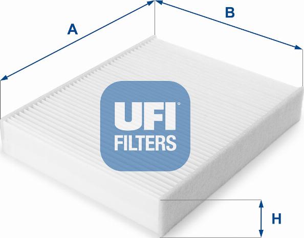 UFI 53.224.00 - Фільтр, повітря у внутрішній простір autozip.com.ua