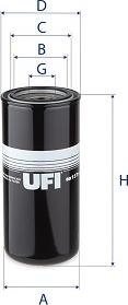 UFI 80.137.00 - Фільтр, Гідравлічна система приводу робочого устаткування autozip.com.ua